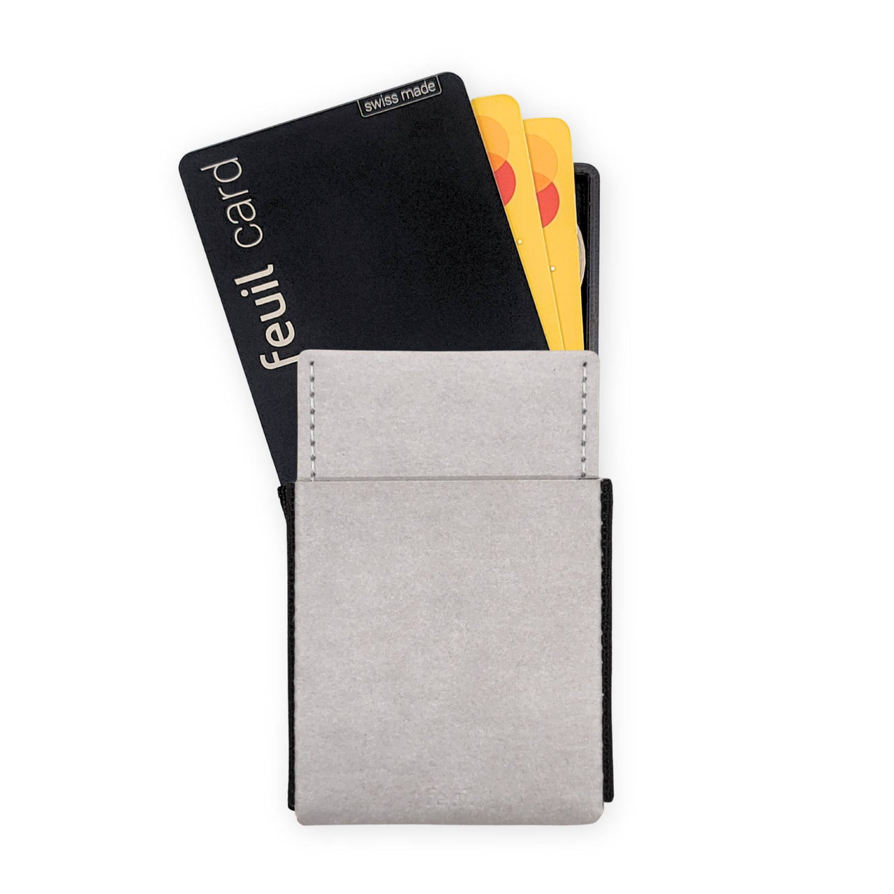 Wallet Portemonnaie Geldbörse mit RFID Schutz | Steingrau | mit Münzfach und Geldscheine - feuil wallets | accessories