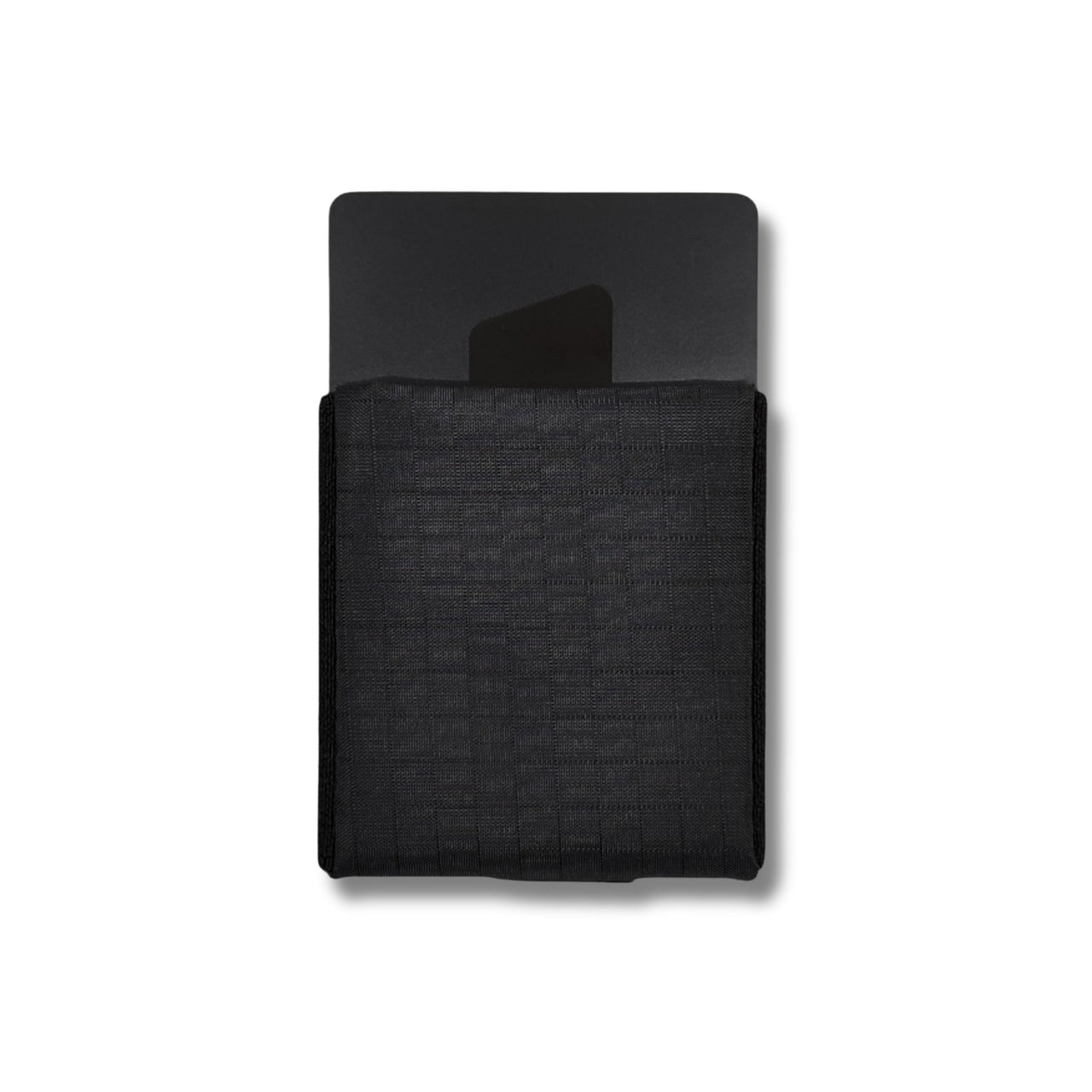 slim wallet ULTRALIGHT mit RFID Schutz in der Farbe Schwarz | Vorderansicht - feuil wallets | accessories